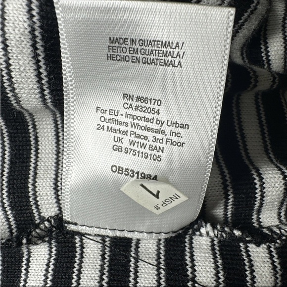 Free People Women’s Frenchie T-Shirt Dress Medium Half Sleeve Striped Cut Out - Picture 13 of 13